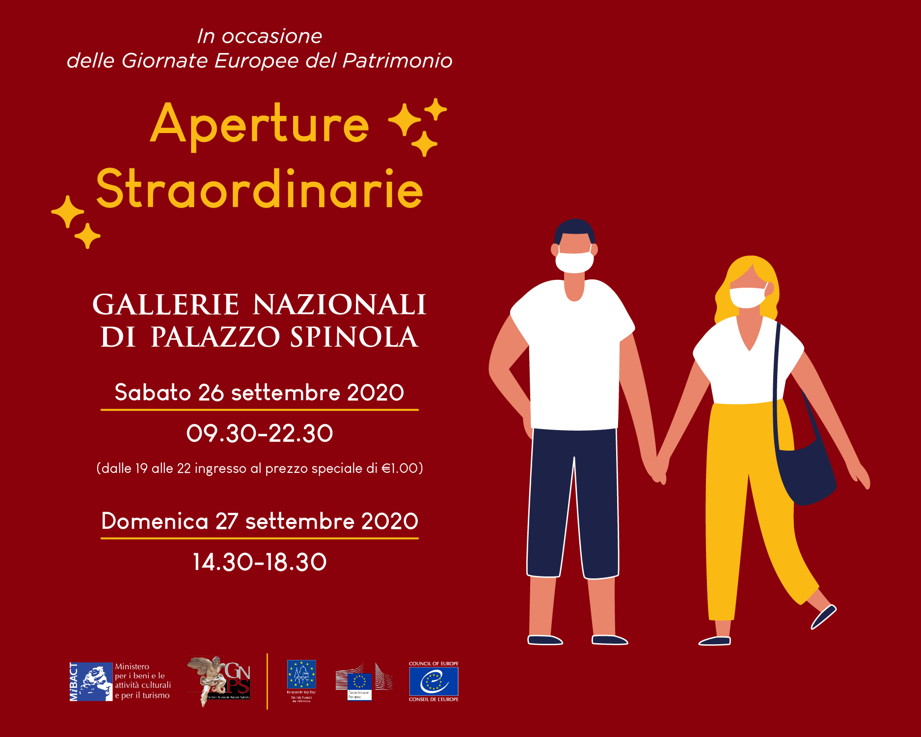 Apertura serale straordinaria in occasione delle Giornate Europee del Patrimonio